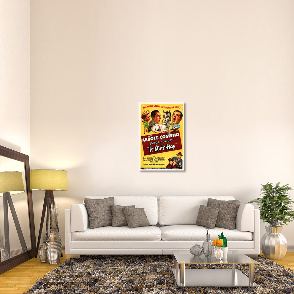 "Abbott & Costello - It Ain't Hay" Canvas by Hollywood Photo Archive, 26x40"