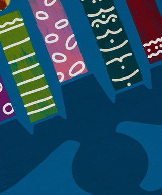 Decorative Holiday Napkin, Set of 4, Teal