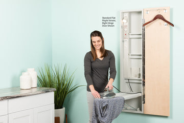 Premium Fixed Position Electric Ironing Center, No Door