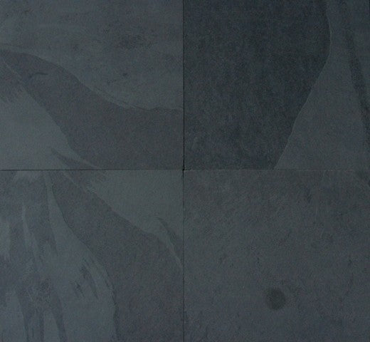 Montauk Black 16x16 Gauged Tile
