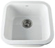 Rohl 5927-00 White 37" Undermount 16 Gauge Stainless Steel Kitchen Sink