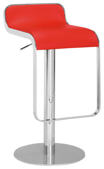 Zuo Modern Equino Stool Red