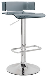 Chrome Swivel Adjustable Bar Stool