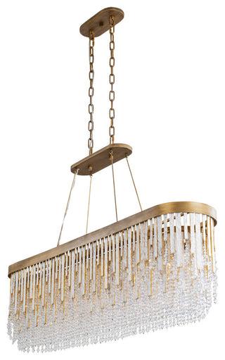 Lafayette 6-Lt Linear Pendant - Havana Gold