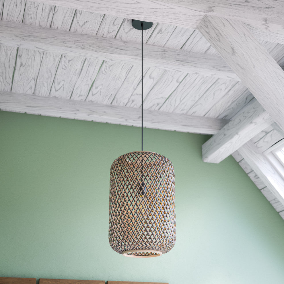 Kenroy 93742RAT 1-Light Pendant, Walker
