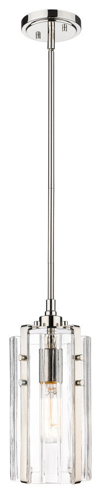 Zlite 3036MP-PN 1-Light Mini Pendant, Clear