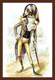 Mr. Frog Is Dressed - Gallery Wrapped Canvas Art 28" x 42"