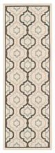 Safavieh Courtyard Cy7938-256A18 Beige, Black Area Rug, 2'4" X 14'0"