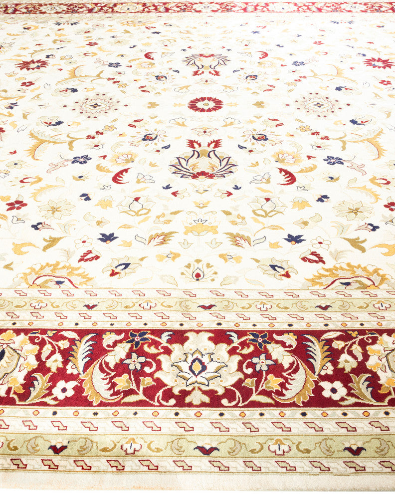 Mogul, One-of-a-Kind Hand-Knotted Area Rug Ivory, 12' 0" x 15' 5"