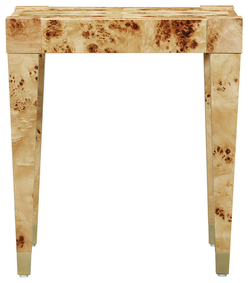 Brandyss Burl End Table, Natural