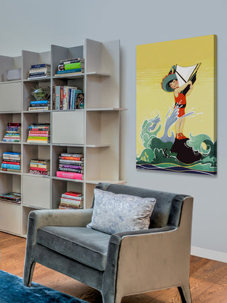 "Storm" Painting Print on Canvas by Curtis