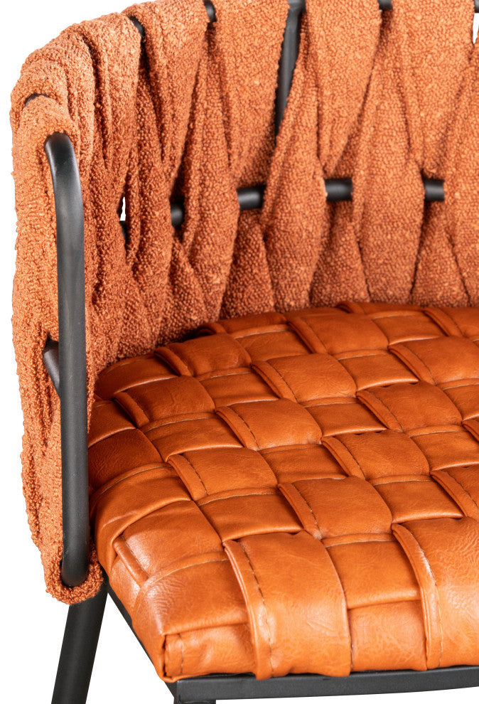 Milano Dining Chair, Orange