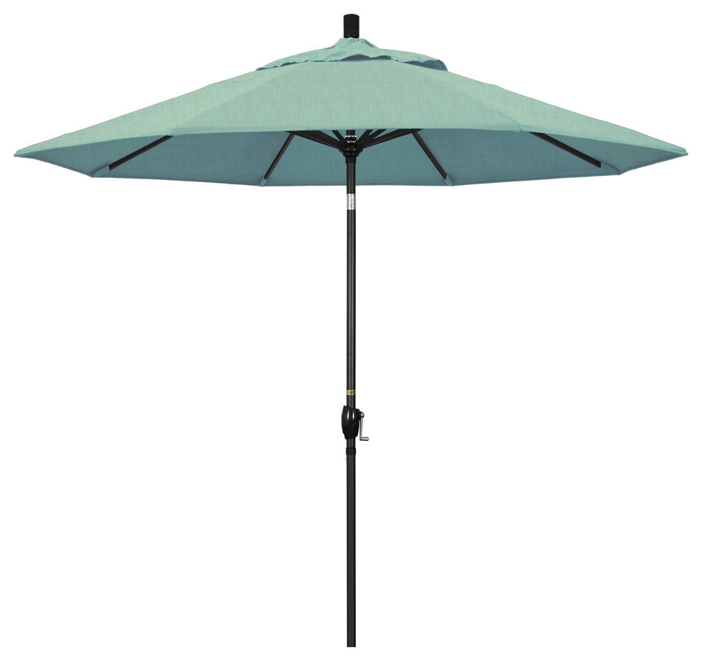 9' Aluminum Umbrella Push Tilt, Spa