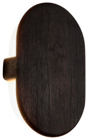 Tempus LED Sconce, Dark Stained Walnut, Color Temperature - 2700k