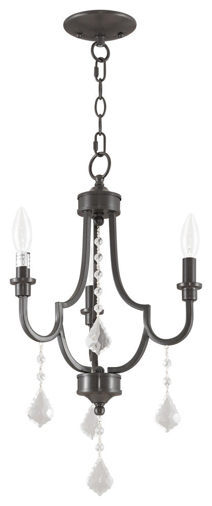 Glendale 3-Light Mini Chandelier, English Bronze