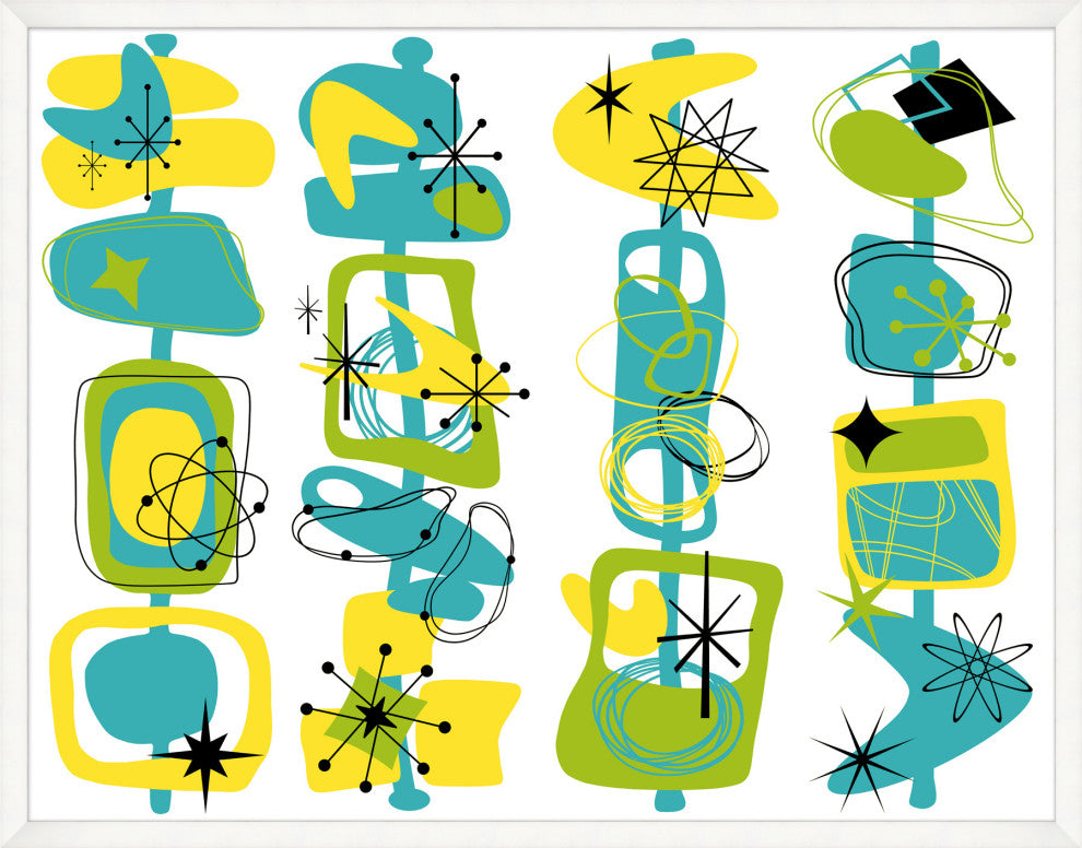 Retro Totem Collection, Giclee Reproduction Artwork
