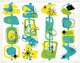 Retro Totem Collection, Giclee Reproduction Artwork