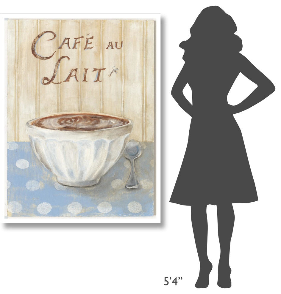 "Cafe Au Lait" Digital Paper Print by Wild Apple Portfolio, 38"x50"