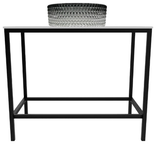 Stainless Steel Vanity, Glass Sink, Modern Edition, Black Gradient, Black Base