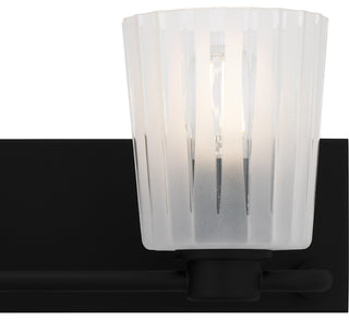 Quoizel RAY8616 Gray 2 Light 16"W Vanity Light - Matte Black