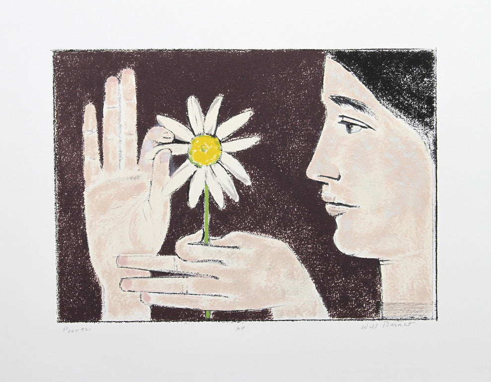 Will Barnet "Poem 921" Lithograph Paper