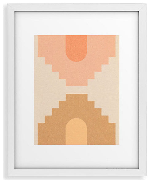 Iveta Abolina Coral Shapes Series V Framed Art Print, 24x36"
