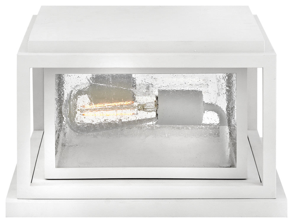 Hinkley Lighting 1008 Republic 2 Light 8" Tall Post Light - Textured White