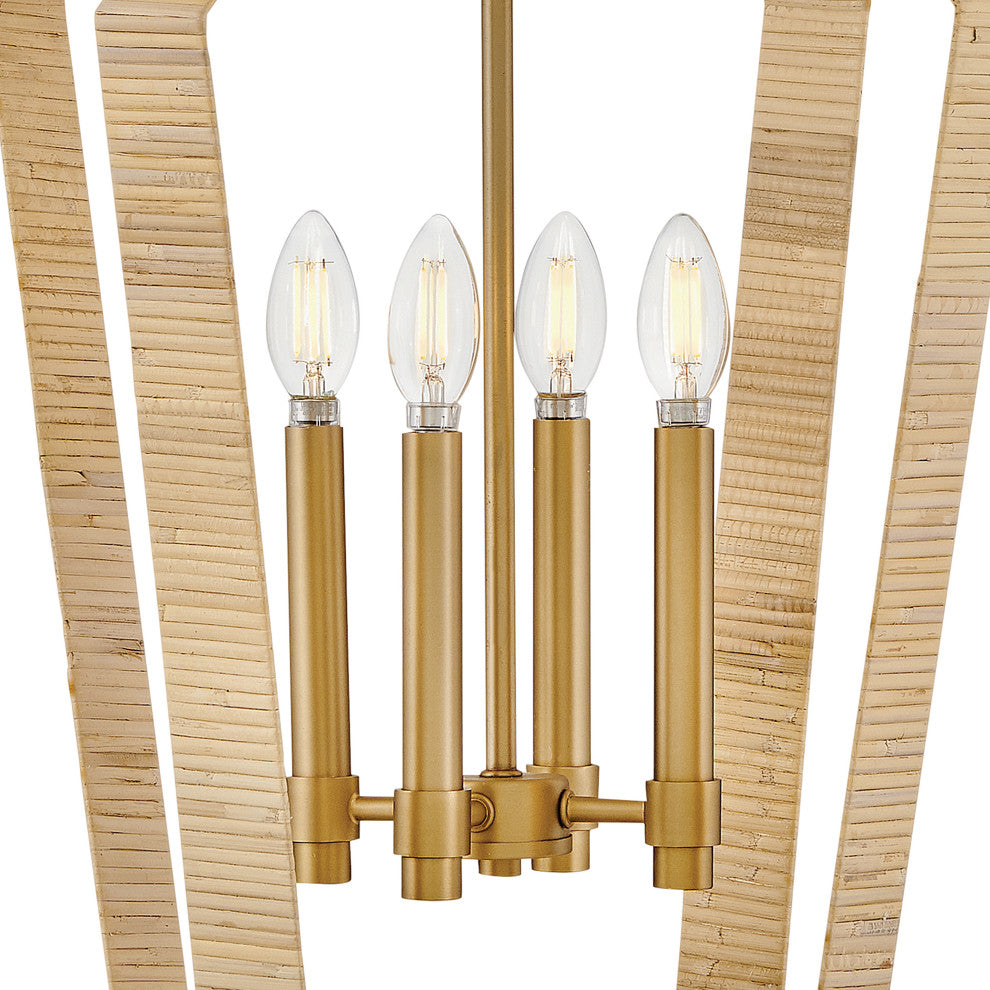 Lark Sammi Large Pendant, Lacquered Brass