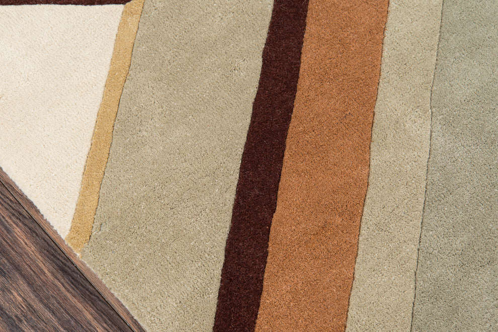 Delmar Del-5 Brown Rug, 2'3"x8'0" Runner