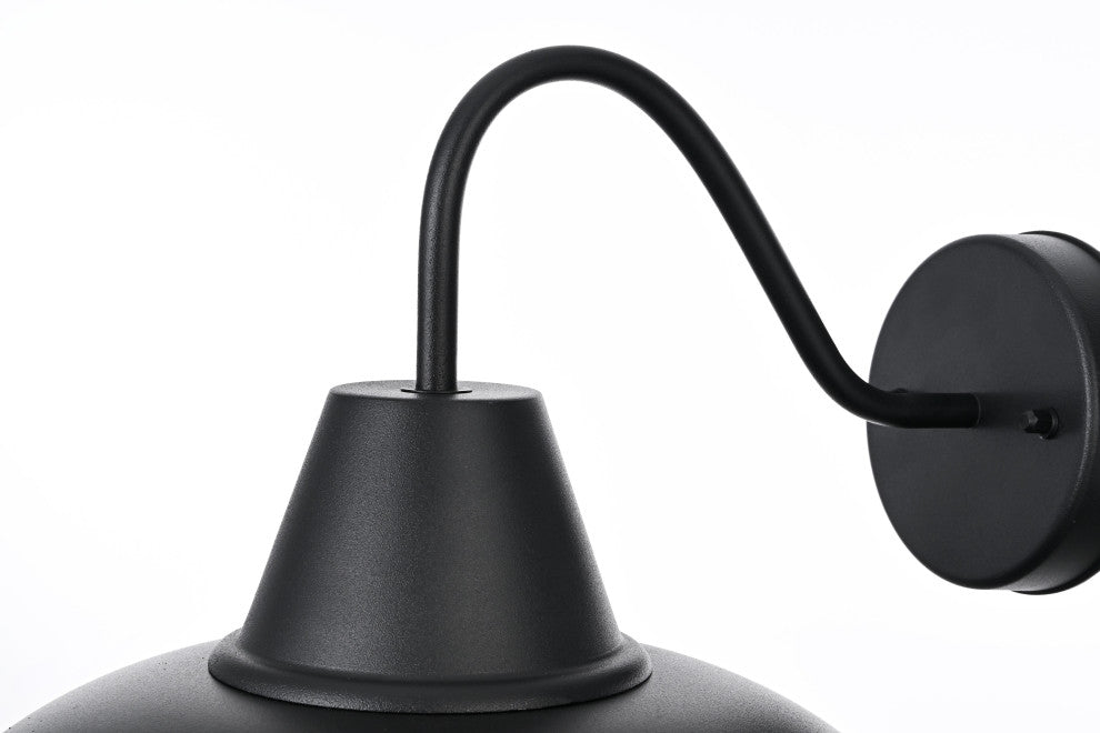 Home Living 15" Outdoor Wall sconce, Black