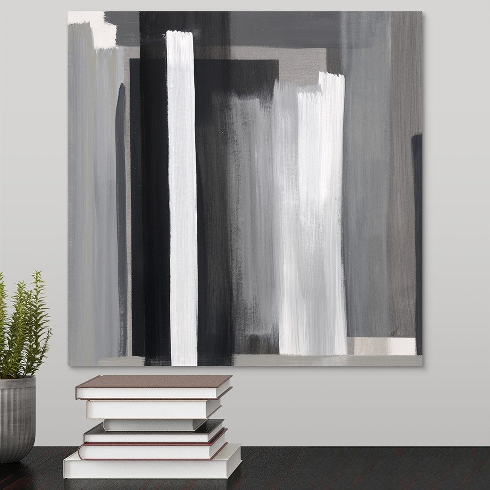 "Between the Layers II" Wrapped Canvas Art Print, 16"x16"x1.5"