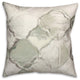Green Gray Quatrefoil 18x18 Spun Poly Pillow