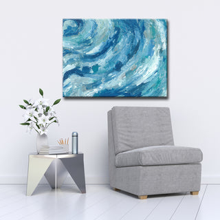 Max+E 'Evening Ocean Swells' Canvas Art Print , 20"x30"
