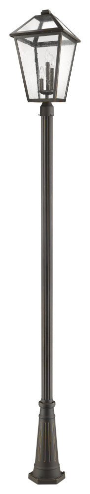 Zlite 579PHXLR-519P-ORB 3-Light Outdoor Post Mounted Fixture, Seedy