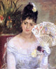 Berthe Morisot At the Ball, Gallery Wrapped Canvas Print, 20"x25"
