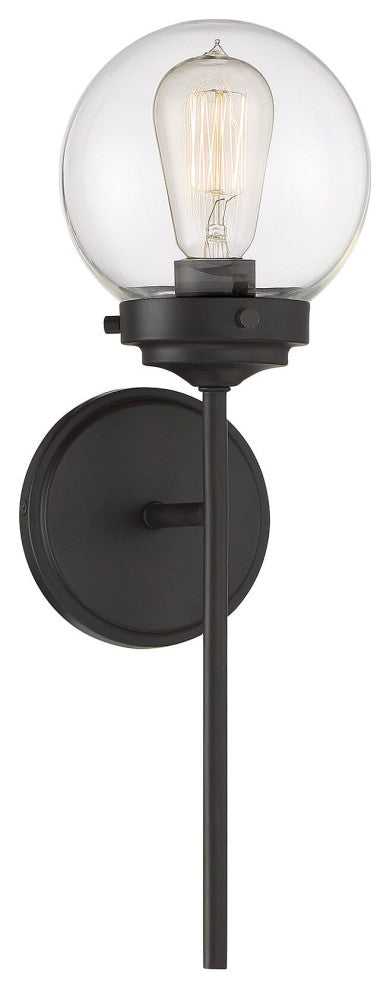 1-Light Wall Sconce in Oil Rubbed Bronze