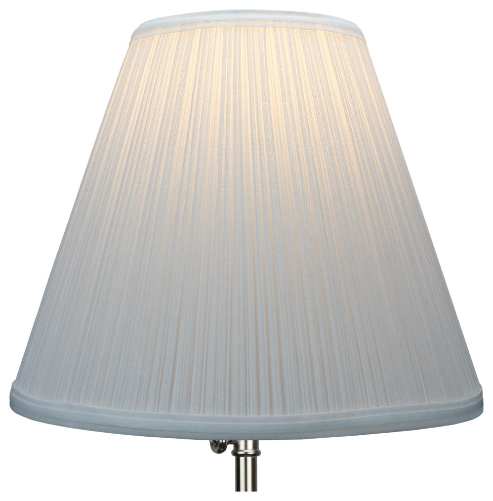 Fenchel Shades 6"x13"x11" Bulb Clip Attachment Empire Lamp Shade, Pleated Mushro