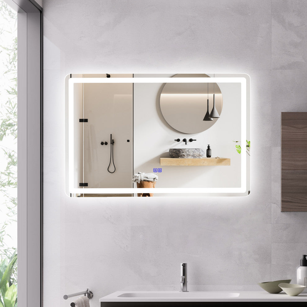 CHLOE Lighting LUMINOSITY Rectangular TouchScreen LED Mirror