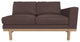 Cantor Right Arm Leather Sofa, Finish: Dove, Leather: Chia
