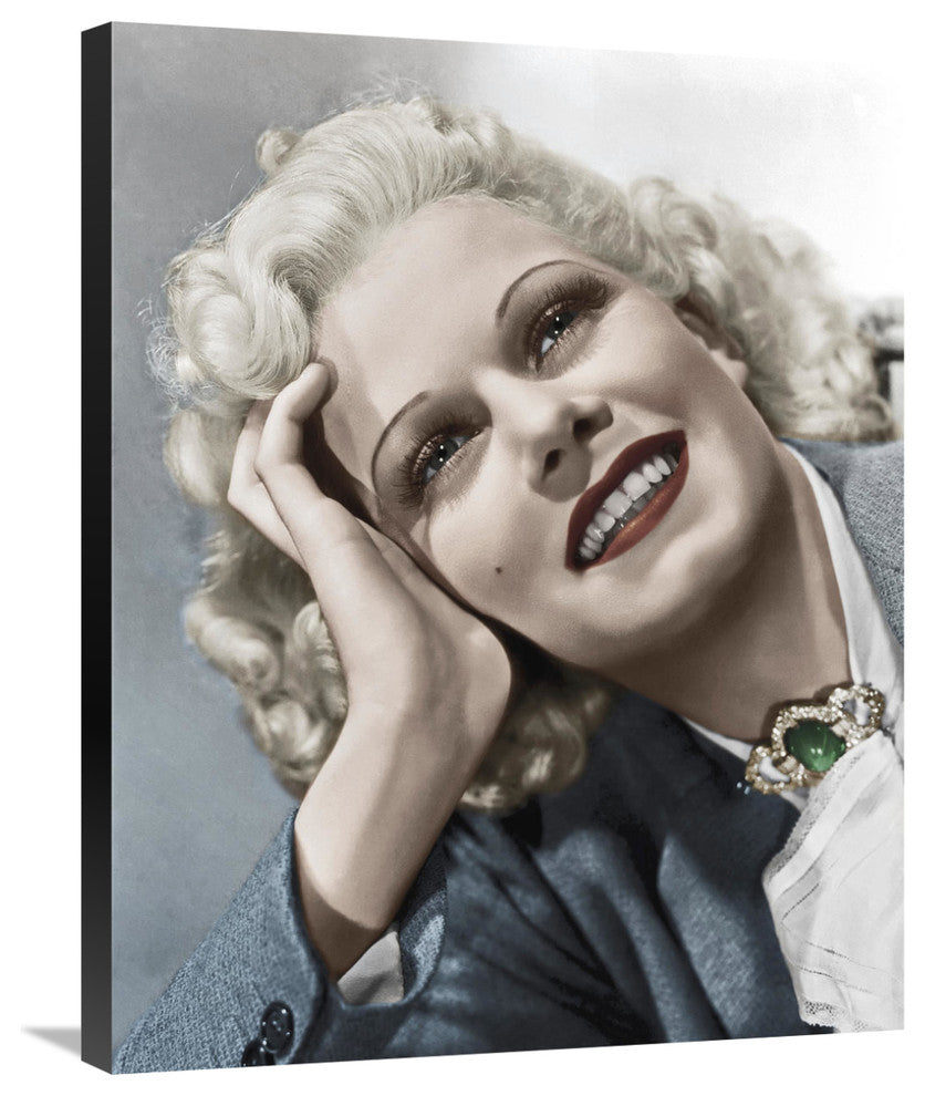 "Jean Harlow" Stretched Canvas Giclee by Hollywood Photo Archive, 24"x30"