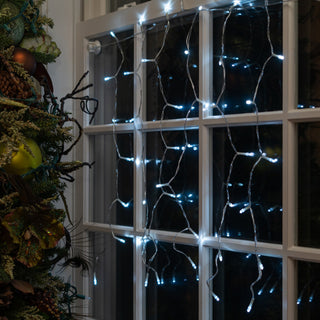 Solar Window Drapelites 42 LED Indoor String Lights