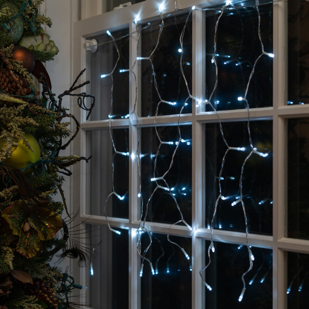 Solar Window Drapelites 42 LED Indoor String Lights