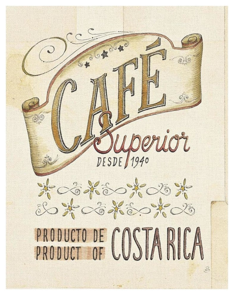 "Authentic Coffee VIII" Digital Paper Print by Daphne Brissonnet, 22"x26"