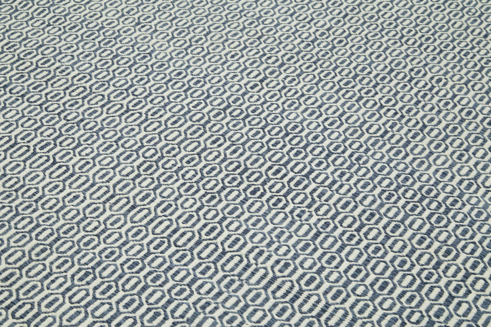 Rug N Carpet - Handmade Modern Design 8' 0'' x 10' 0'' Wool Flatweave Kilim Rug
