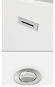 Melissa 71" Freestanding White Bathtub, Polished Chrome Drain and Overflow Trim