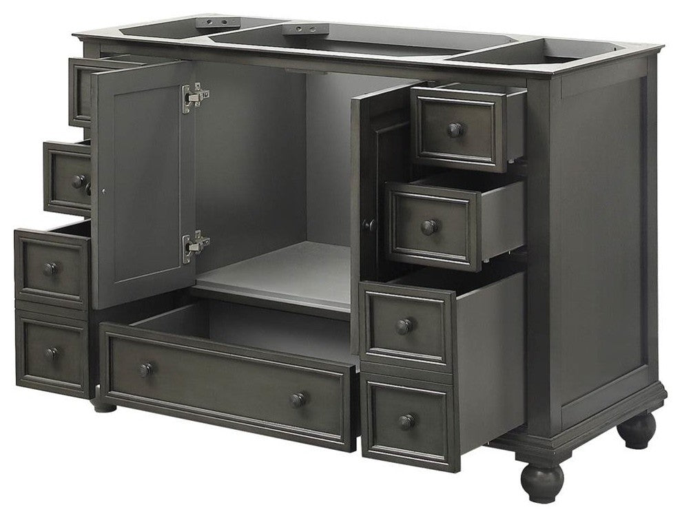 Avanity Thompson 48" Vanity Only, Charcoal Glaze Finish