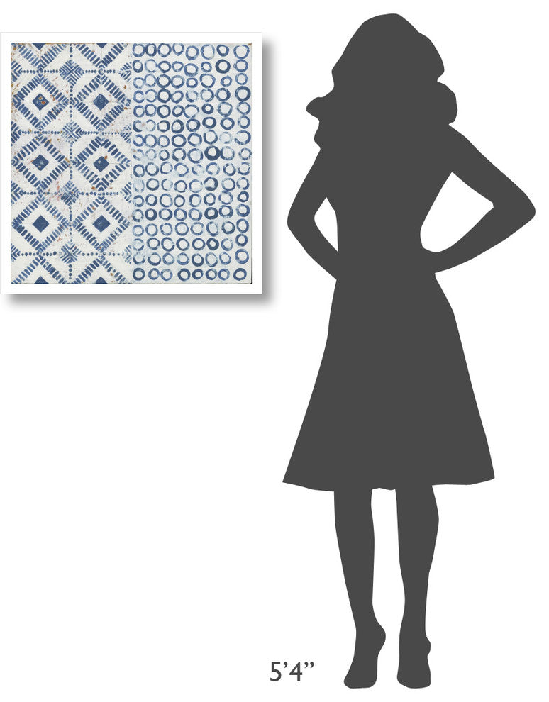 "Maki Tile V" Digital Paper Print by Kathrine Lovell, 26"x26"