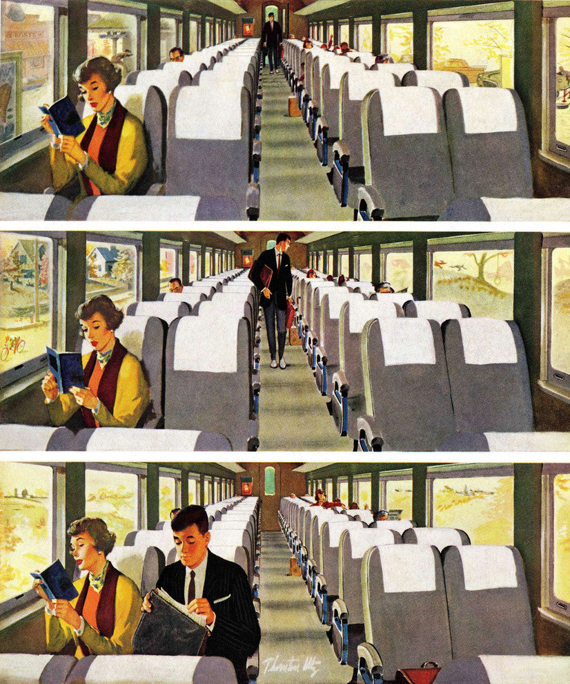 "Commuter Pickup" Painting Print on Canvas by Thornton Utz
