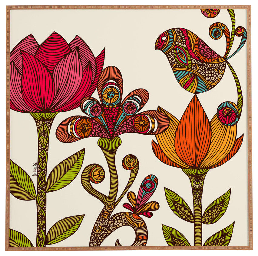 Valentina Ramos In The Garden Framed Wall Art