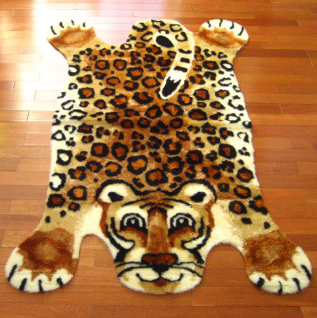 Leopard Playmat Rug, 56"x79"